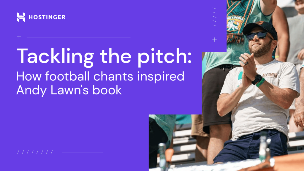 Tackling the pitch: How football chants inspired Andy Lawn’s book