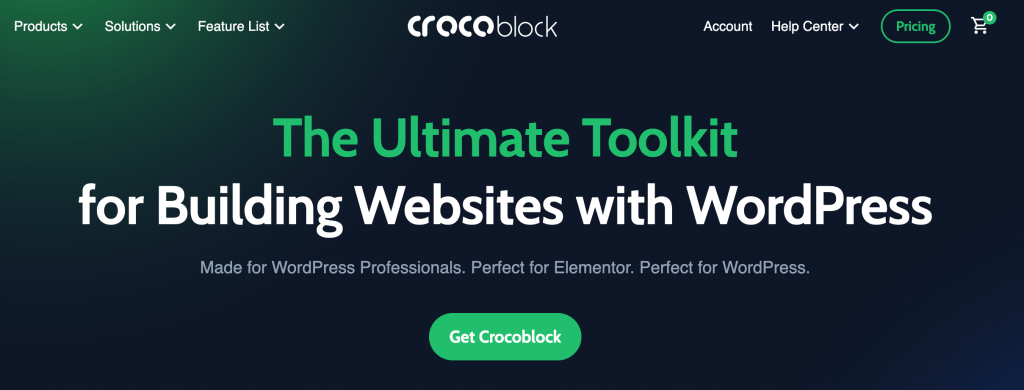 Crocoblock homepage