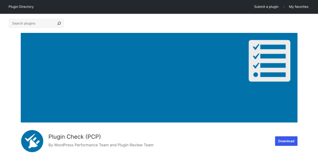 Plugin Checker plugin in WordPress official plugin directory