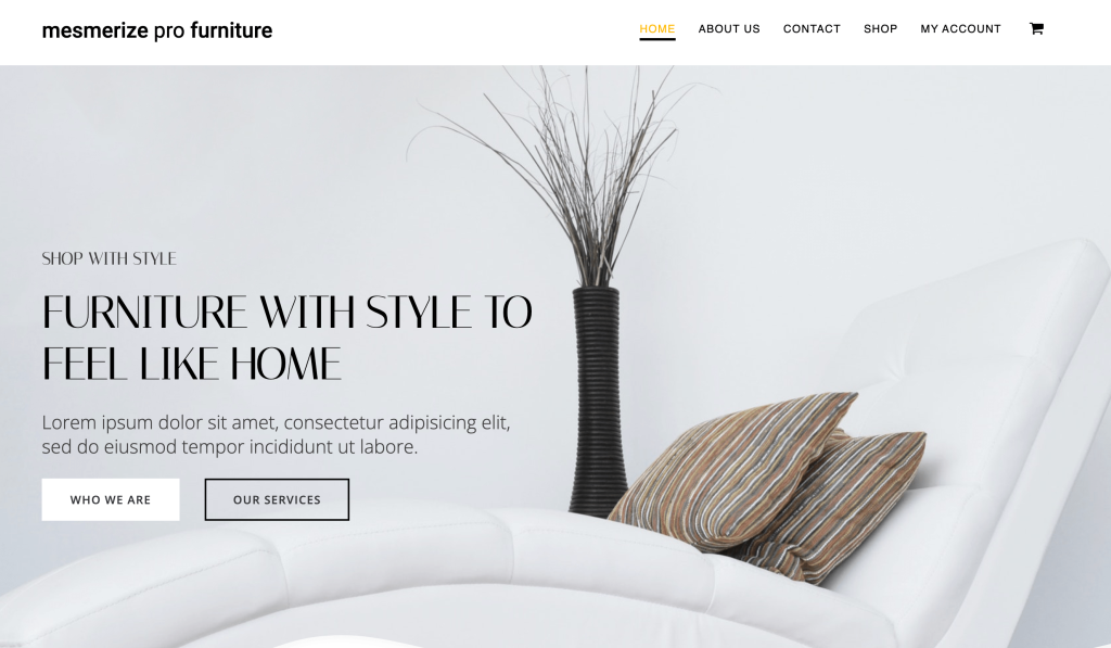 Mesmerize: an adaptable multipurpose WooCommerce theme