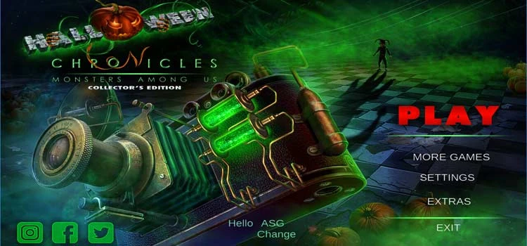 Halloween Chronicles 1 - Monsters Among Us Collector's Edition